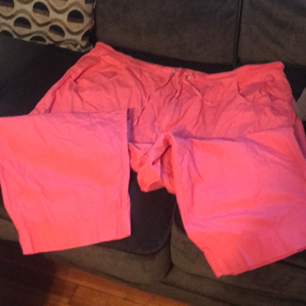 Pink capris